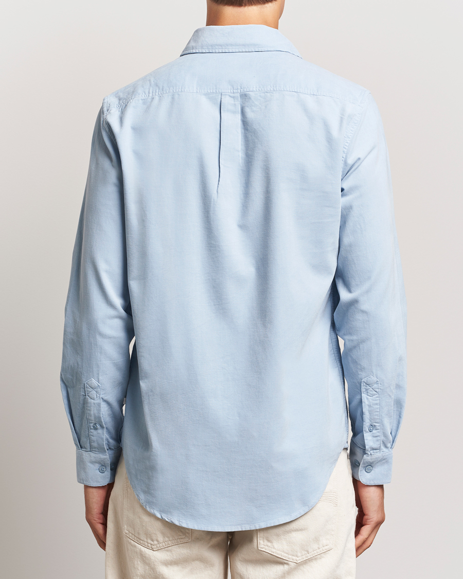 Herre | Skjorter | Samsøe Samsøe | Liam Baby Cord Shirt Subdued Blue