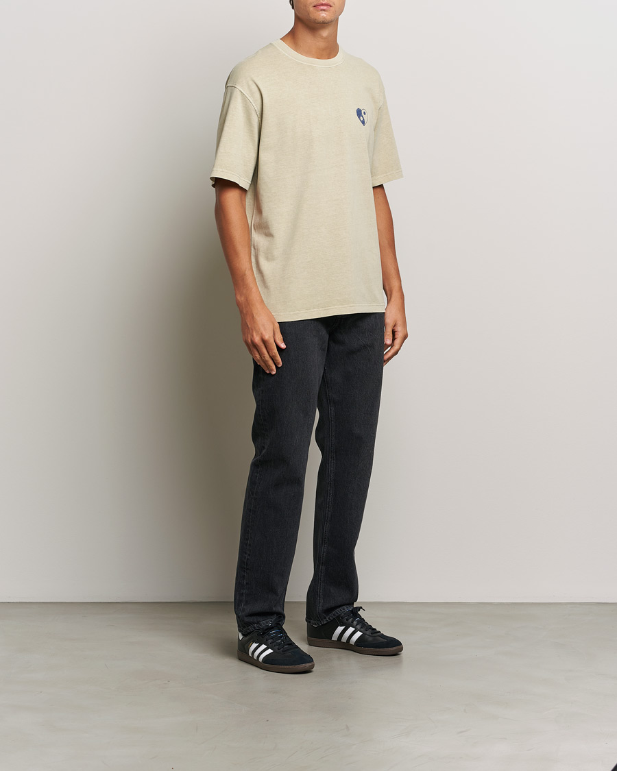 Herre | T-Shirts | Samsøe Samsøe | Poetry Printed T-Shirt Abbey Stone Balance