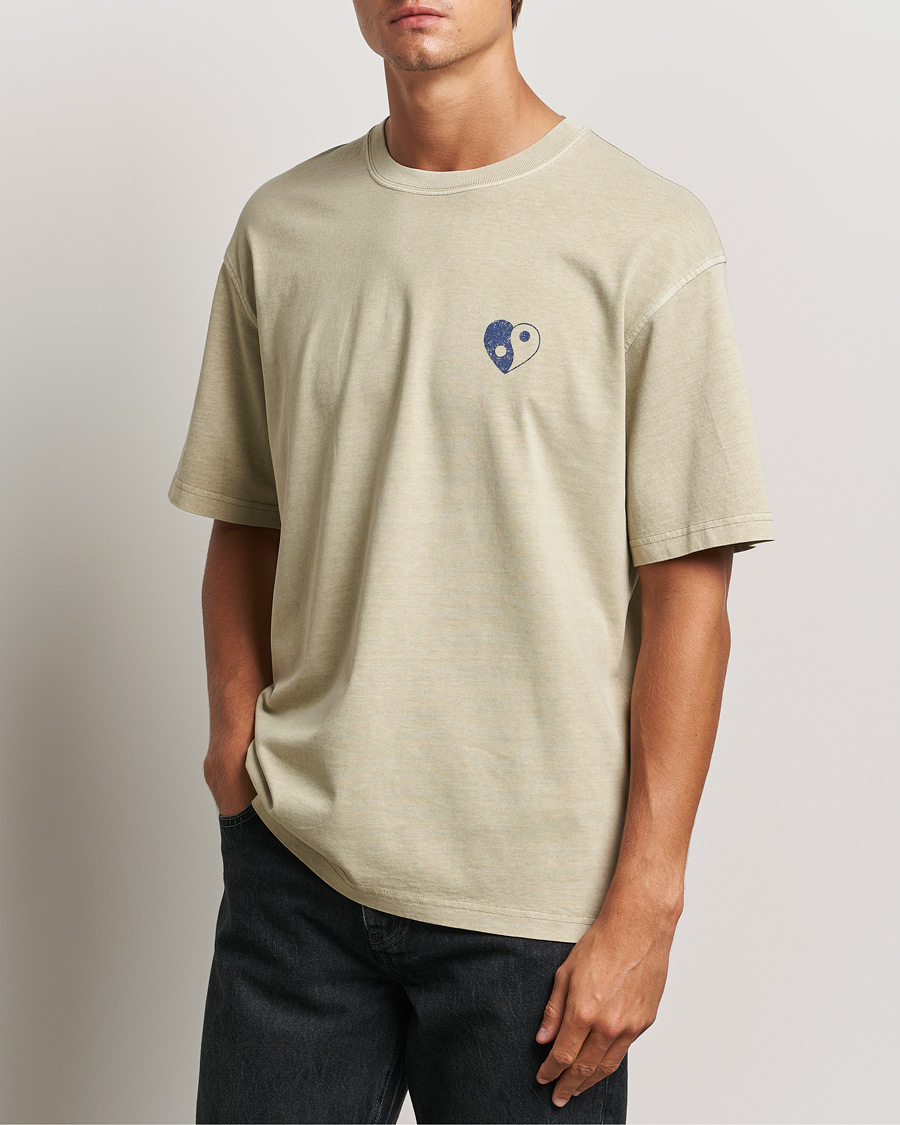 Herre | T-Shirts | Samsøe Samsøe | Poetry Printed T-Shirt Abbey Stone Balance
