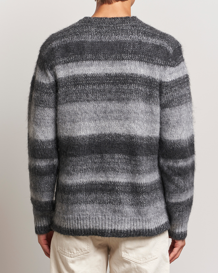 Herre | Gensere | Samsøe Samsøe | Saarin Mohair Striped Sweater Grey