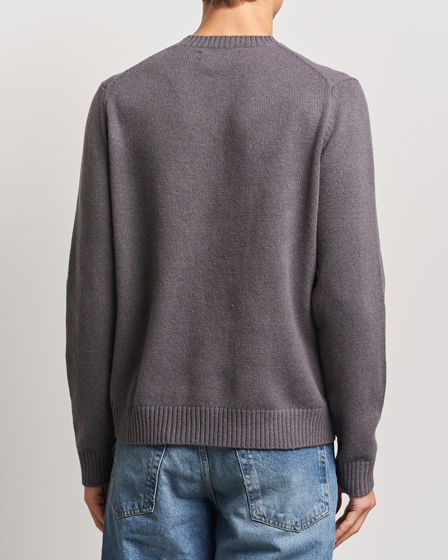 Herre | Gensere | Samsøe Samsøe | Sylli Wool Crew Neck Volcanic Ash