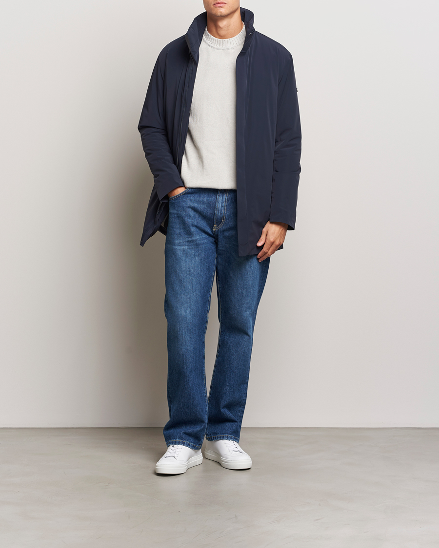 Herre | Jakker | Scandinavian Edition | Town II Waterproof Lightweight Coat Midnight Blue