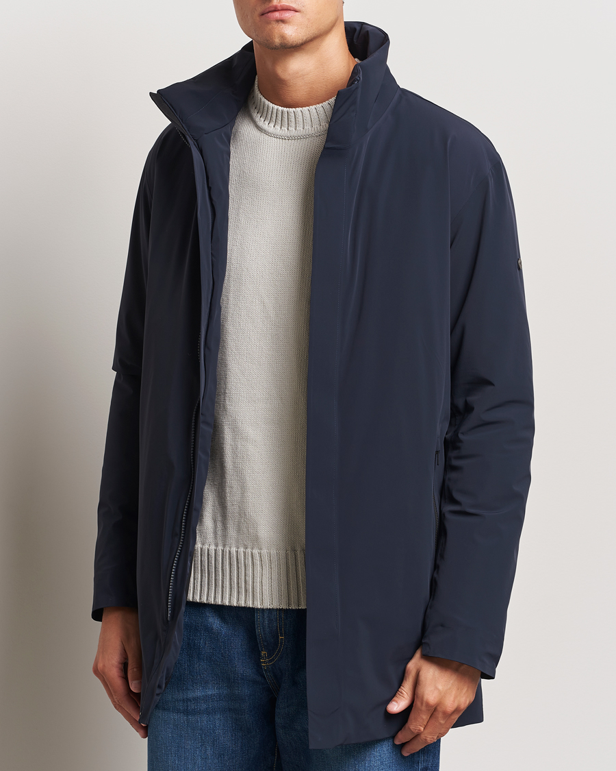 Herre | Jakker | Scandinavian Edition | Town II Waterproof Lightweight Coat Midnight Blue