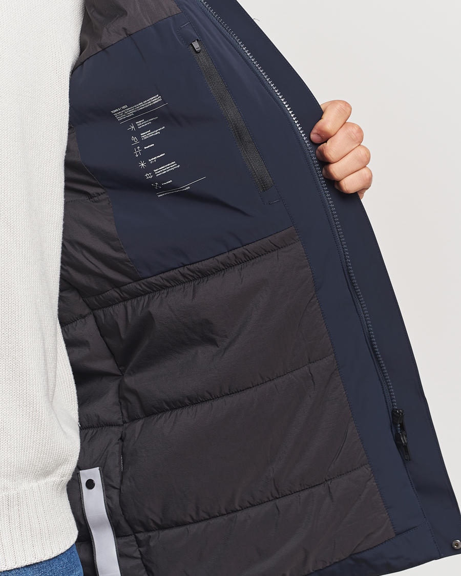 Herre | Jakker | Scandinavian Edition | Town II Waterproof Lightweight Coat Midnight Blue