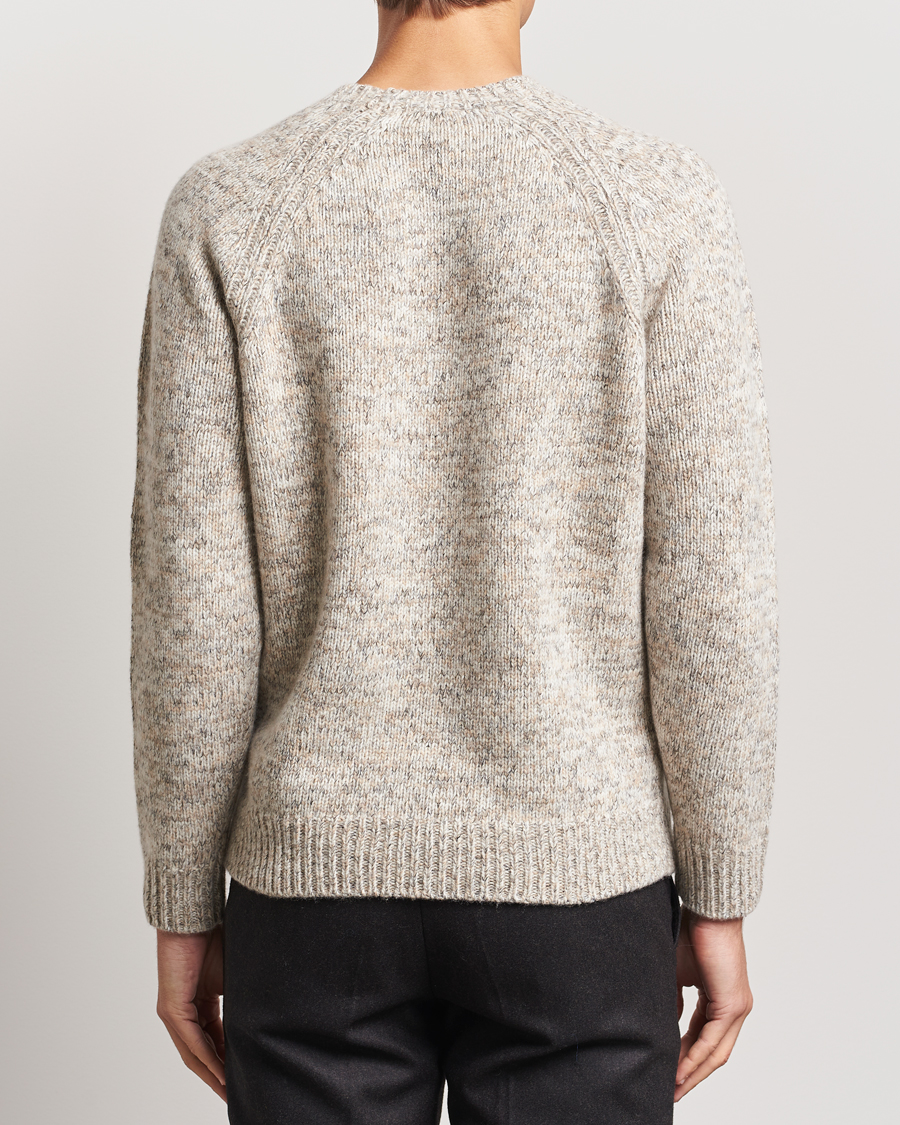 Herre | Gensere | Stenströms | Chunky Knitted Merino Sweater Beige