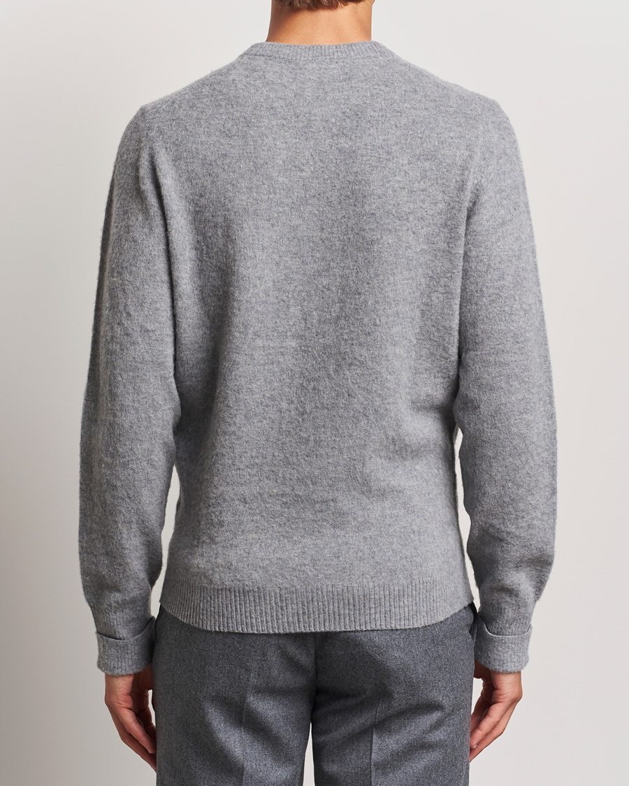 Herre | Gensere | Stenströms | Brushed Merino Crew Neck Grey