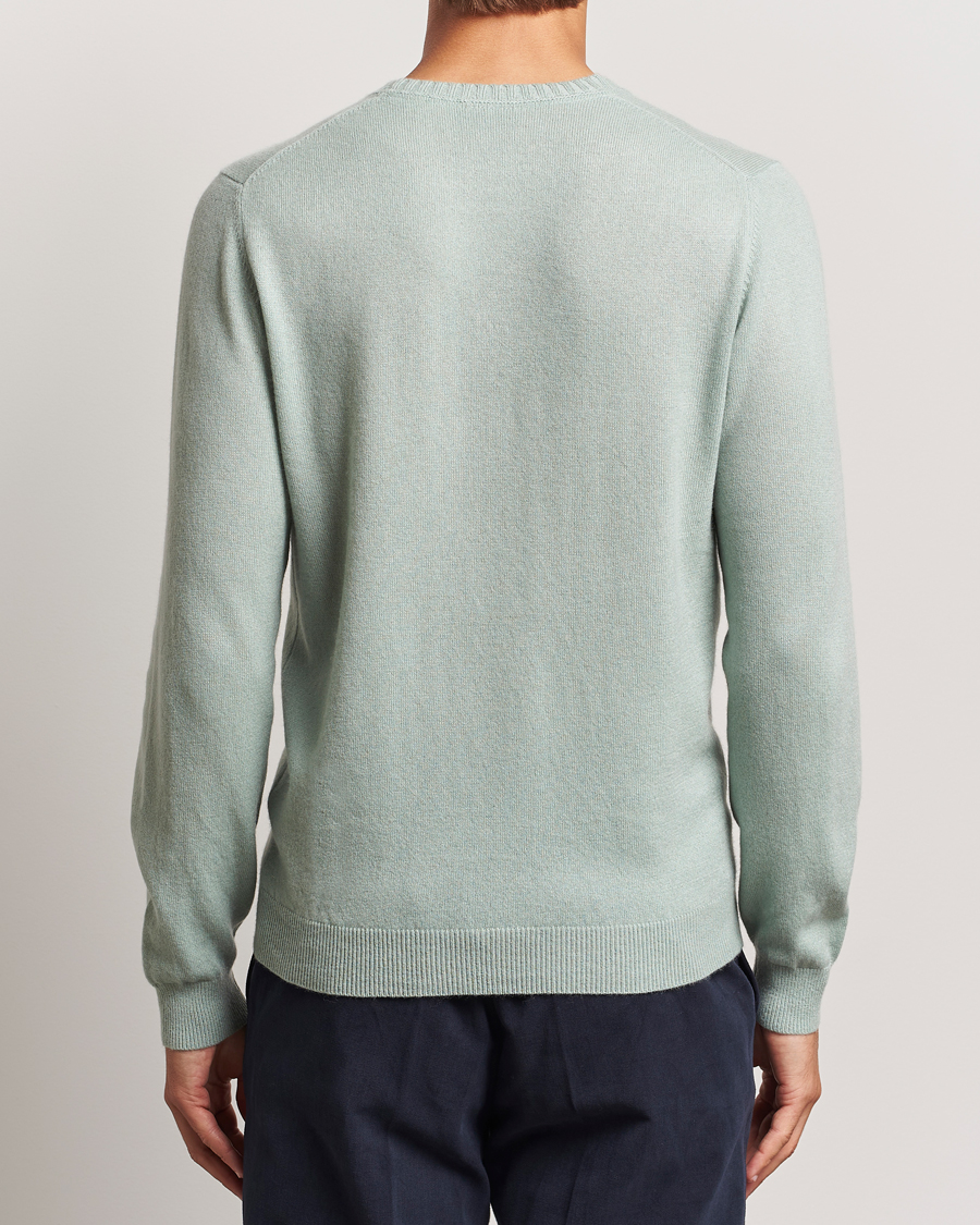 Herre | Gensere | Stenströms | Cashmere Crewneck Light Green