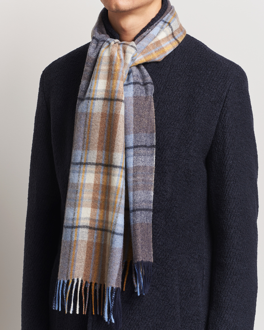 Herre | Stenströms Wool/Cashmere Checked Scarf Multi | Stenströms | Wool/Cashmere Checked Scarf Multi