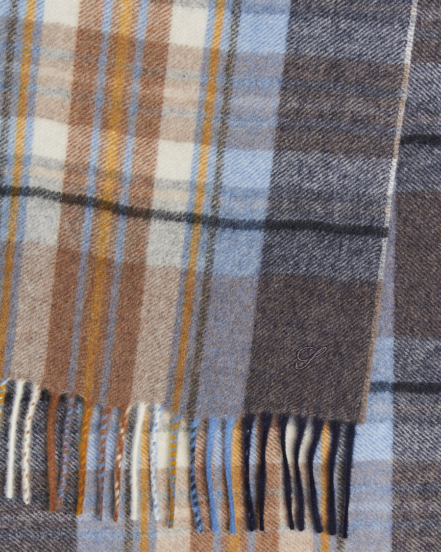Herre | Stenströms Wool/Cashmere Checked Scarf Multi | Stenströms | Wool/Cashmere Checked Scarf Multi