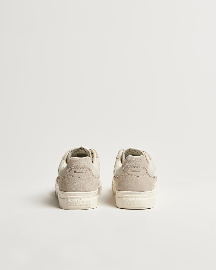 Herre | Stepney Workers Club Pearl S-Strike Suede Sneaker Lt Grey/White | Stepney Workers Club | Pearl S-Strike Suede Sneaker Lt Grey/White