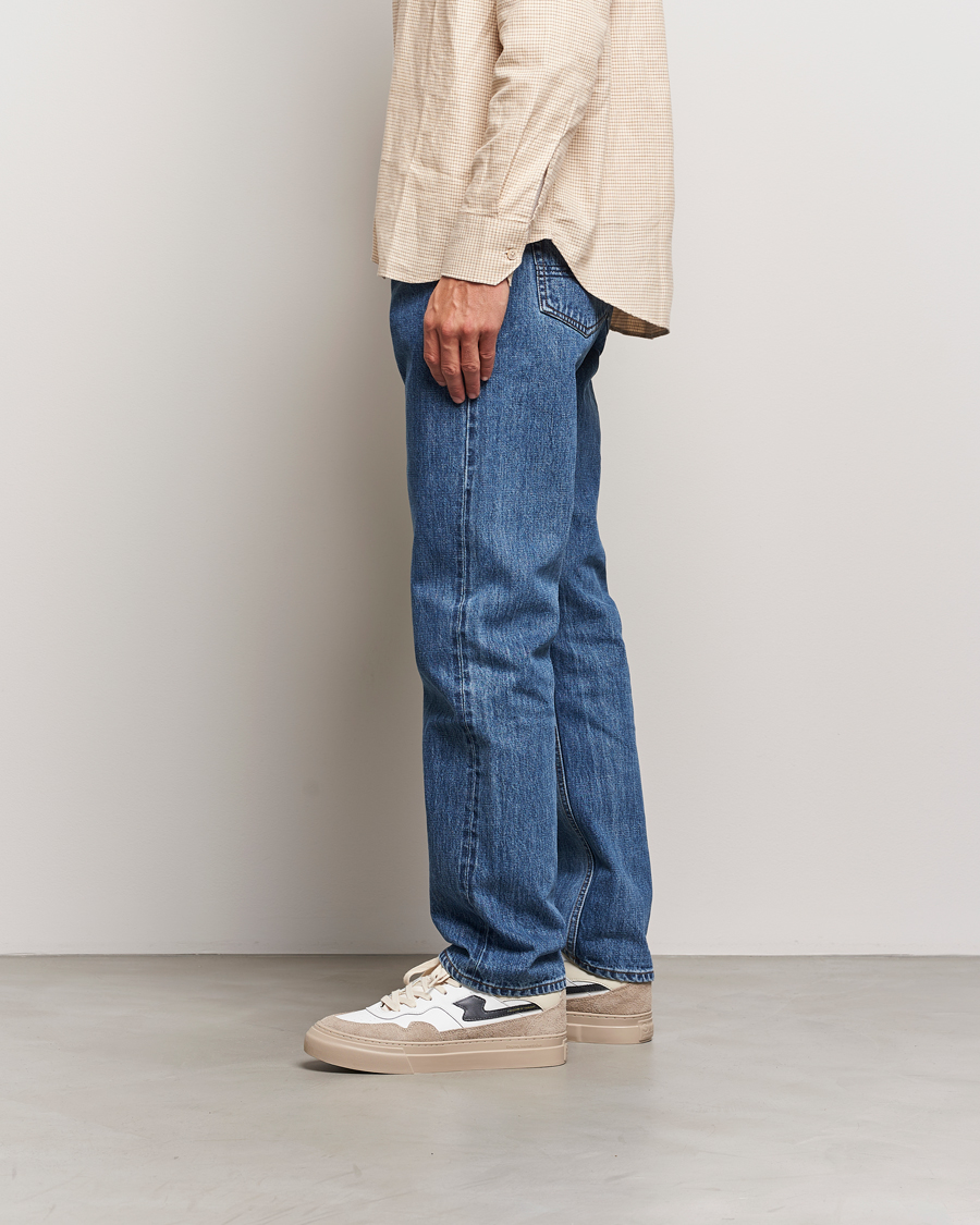 Herre | Stepney Workers Club Pearl S-Strike Leather/Suede Sneaker Winter White | Stepney Workers Club | Pearl S-Strike Leather/Suede Sneaker Winter White