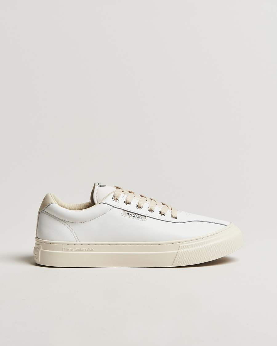 Herre | Sneakers | Stepney Workers Club | Dellow 02 Cupsole Leather Sneaker White