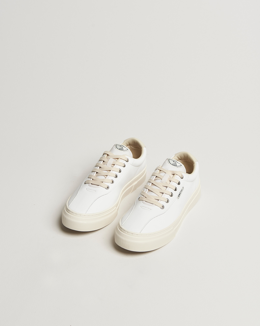 Herre | Sneakers | Stepney Workers Club | Dellow 02 Cupsole Leather Sneaker White