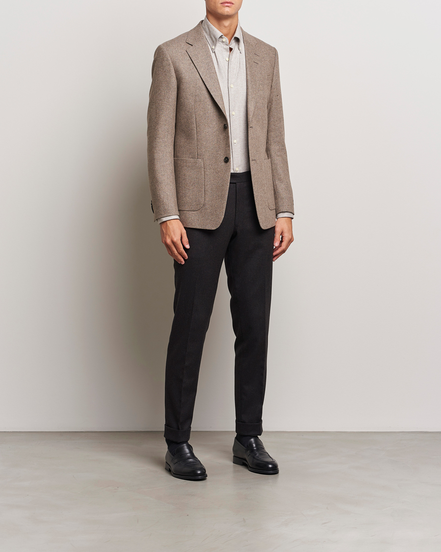Herre | Dressjakker | Tiger of Sweden | Justin Brushed Wool Blazer Burlywood