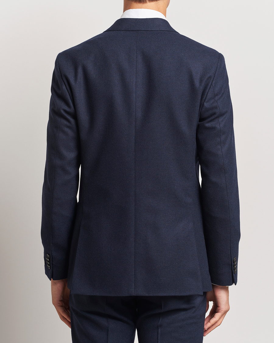 Herre | Dressjakker | Tiger of Sweden | Justin Brushed Wool Blazer Sea Blue