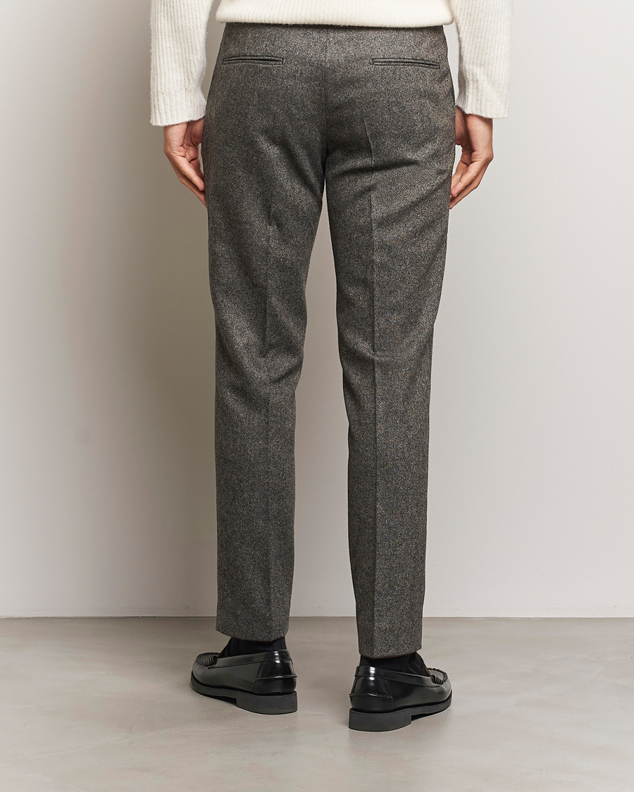 Herre | Bukser | Tiger of Sweden | Tenuta Brushed Wool Trousers Turkish Coffee