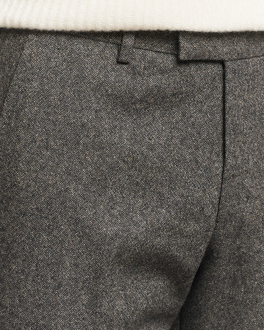Herre | Bukser | Tiger of Sweden | Tenuta Brushed Wool Trousers Turkish Coffee
