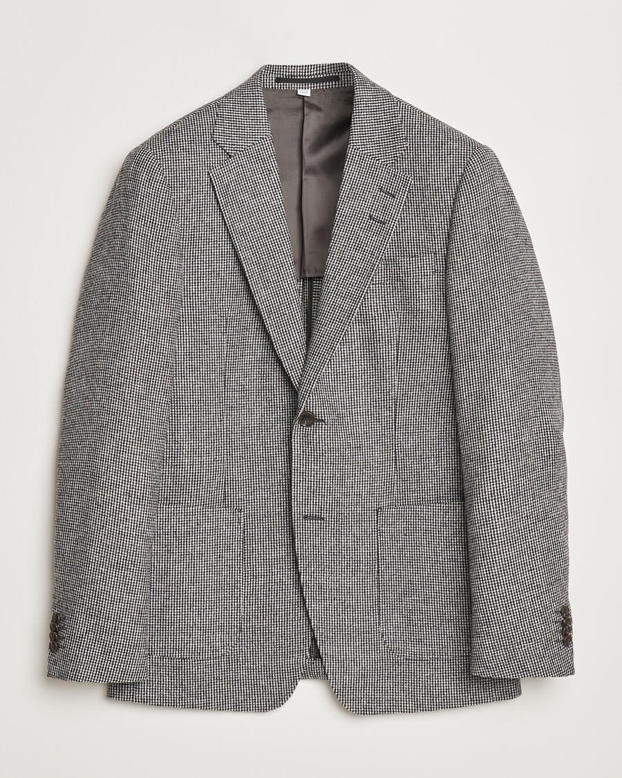 Herre | Dressjakker | Tiger of Sweden | Justin Wool Pepita Blazer Black/White