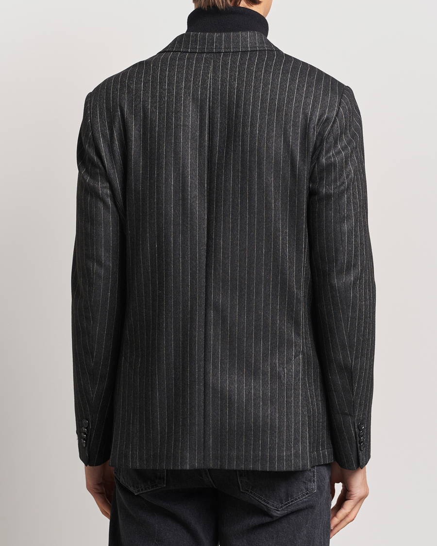 Herre | Dressjakker | Tiger of Sweden | Jeen Pinstriped Double Breasted Blazer Charcoal