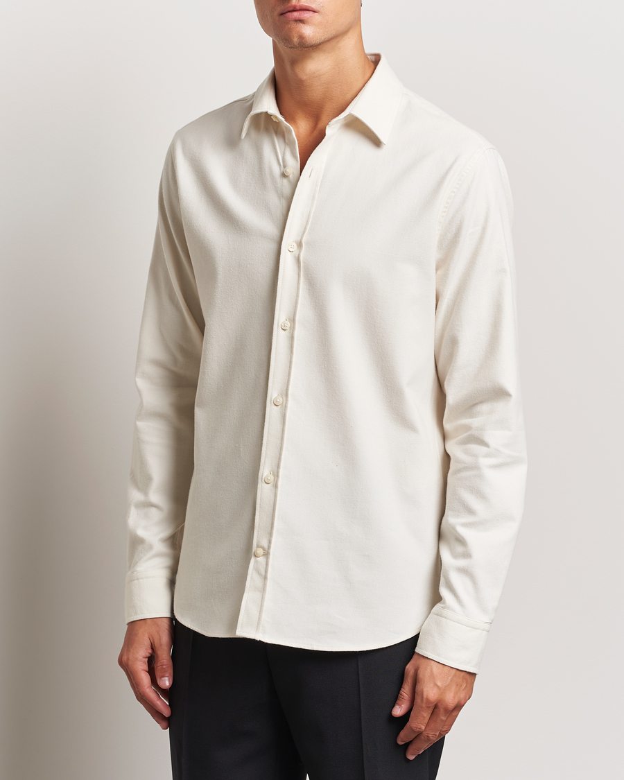 Herre | Skjorter | Tiger of Sweden | Benjamins Brushed Twill Shirt Seashell