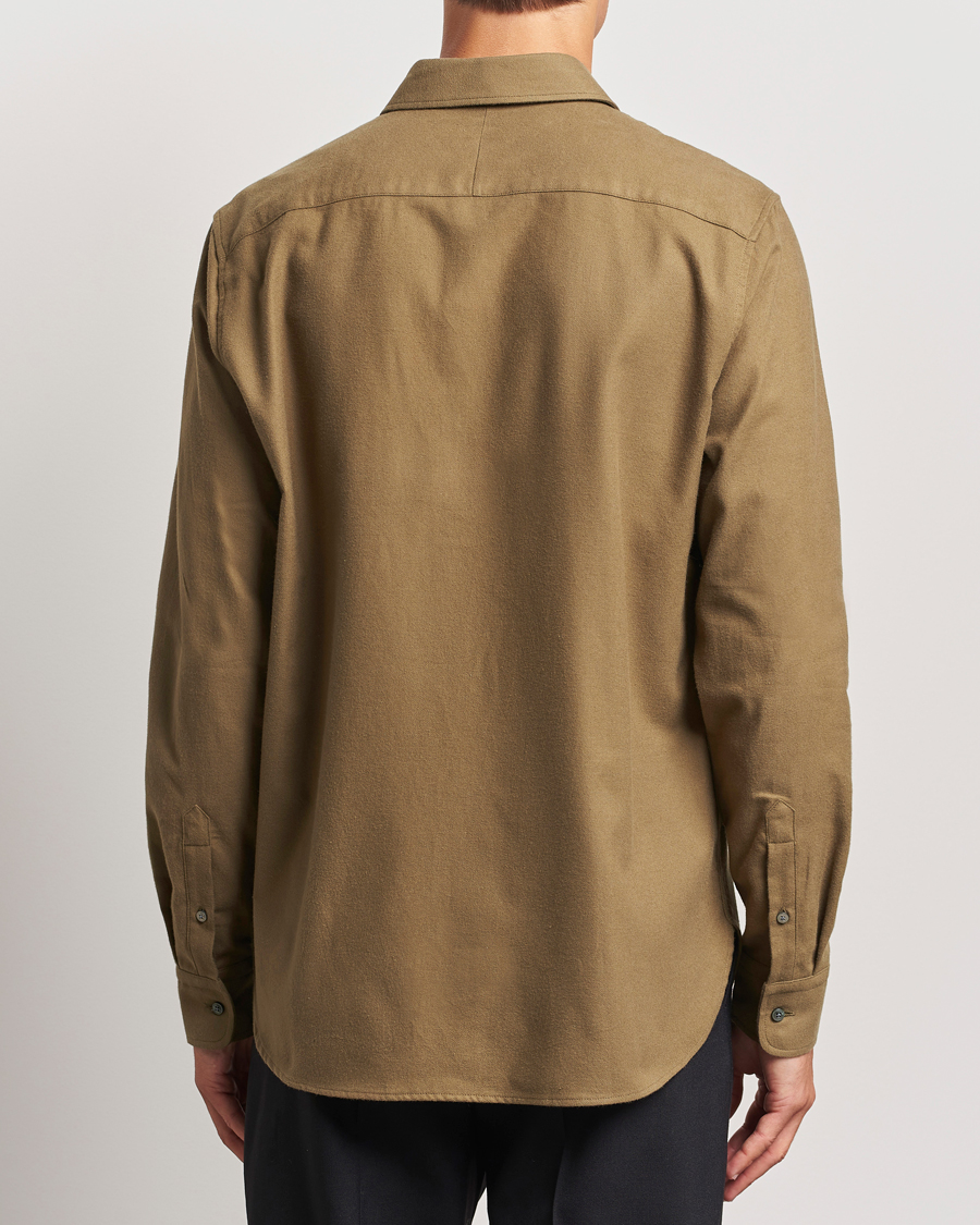 Herre | Skjorter | Tiger of Sweden | Benjamins Brushed Twill Shirt Old Wolf