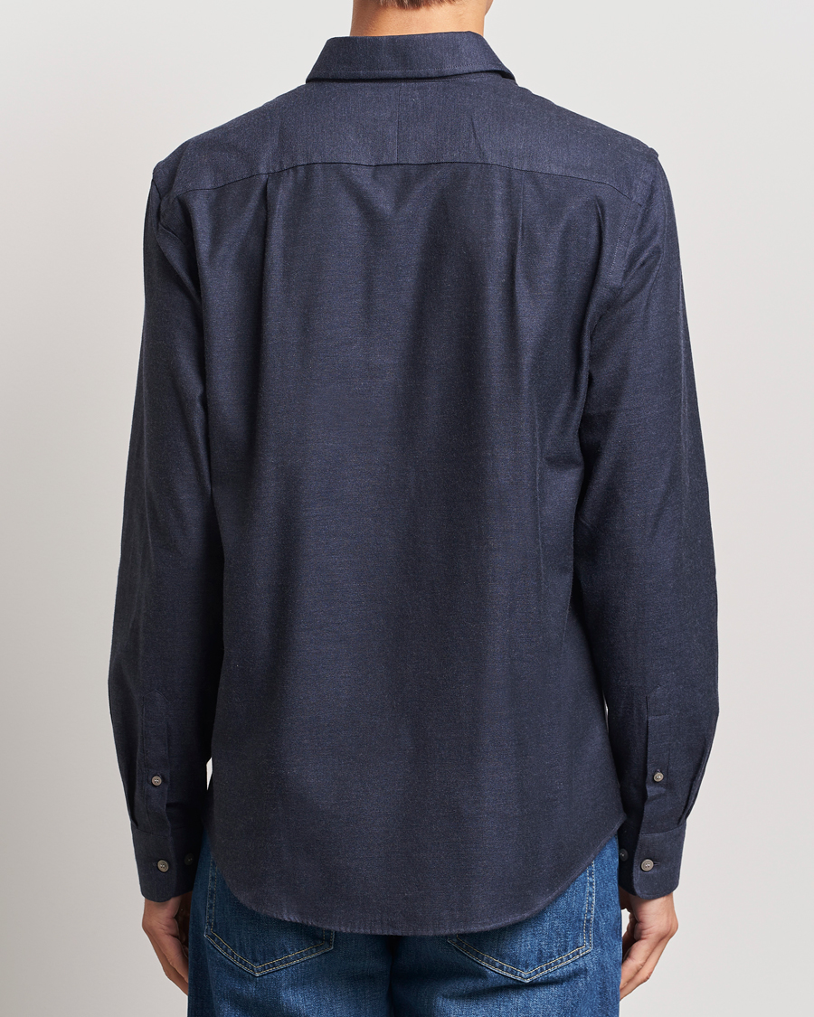 Herre | Skjorter | Tiger of Sweden | Spenser Brushed Twill Shirt Sea Blue