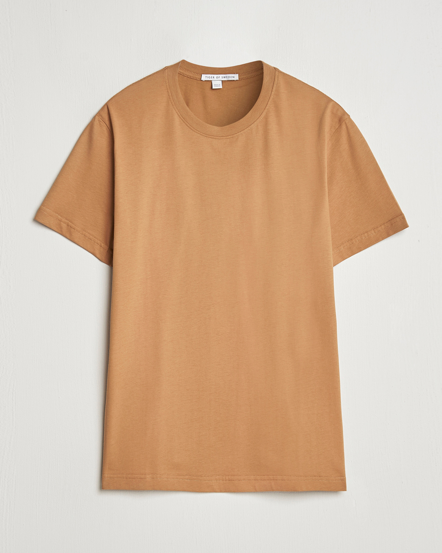 Herre | T-Shirts | Tiger of Sweden | Dillan Crew Neck T-Shirt Warm Forest