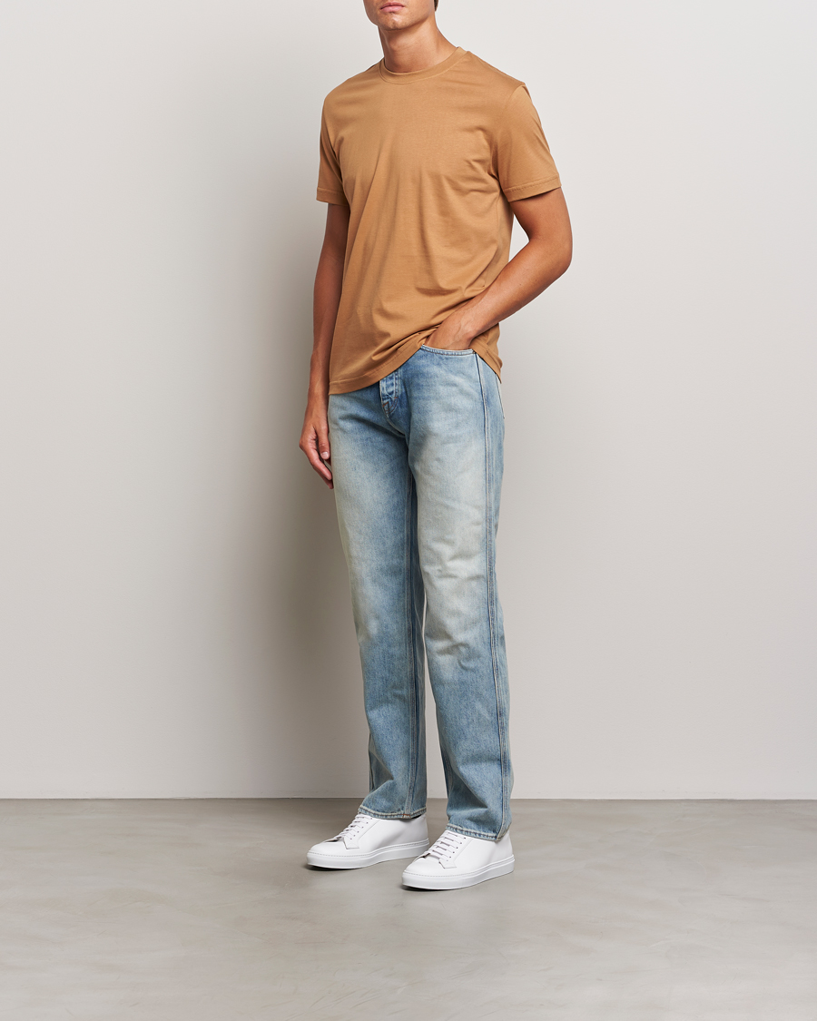 Herre | T-Shirts | Tiger of Sweden | Dillan Crew Neck T-Shirt Warm Forest