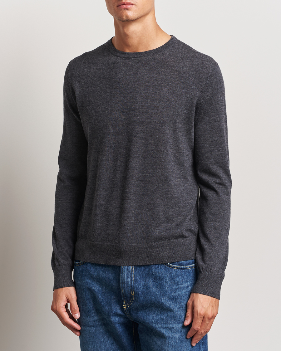 Herre | Gensere | Tiger of Sweden | Connor Crew Neck Pullover Grey Street