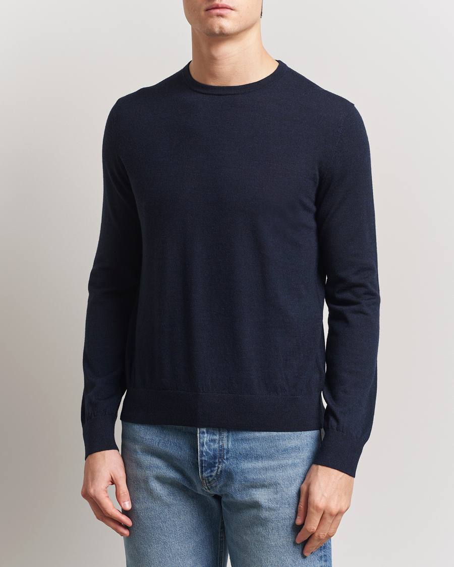 Herre | Gensere | Tiger of Sweden | Connor Crew Neck Pullover Light Ink