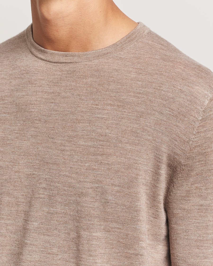 Herre | Gensere | Tiger of Sweden | Connor Crew Neck Pullover Beige Melange