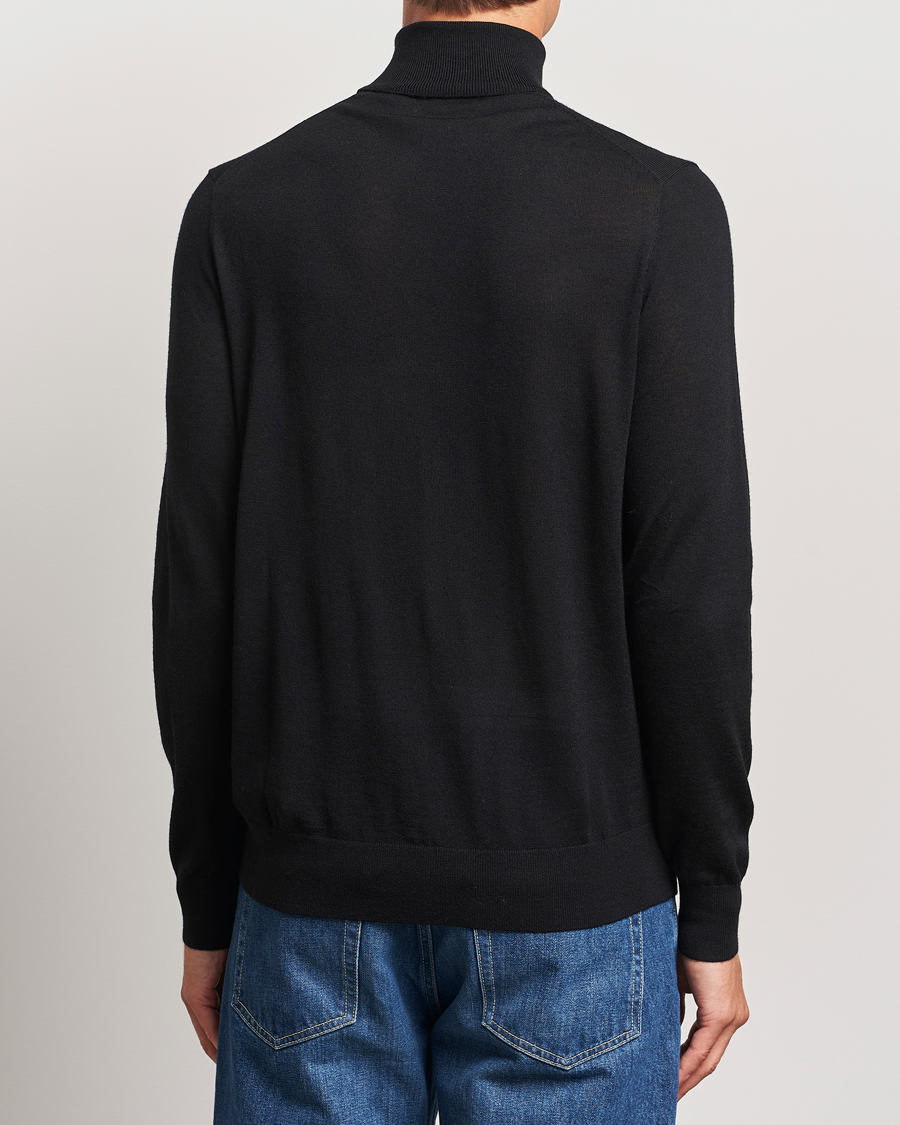 Herre | Gensere | Tiger of Sweden | Nevile Extra Fine Merino Polo Black