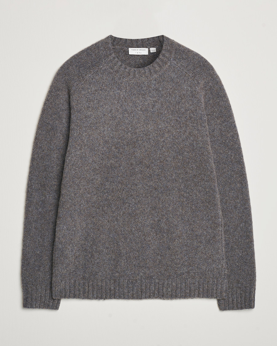 Herre | Gensere | Tiger of Sweden | Adryan Yak/Alpaca Knitted Sweater Movie Grey