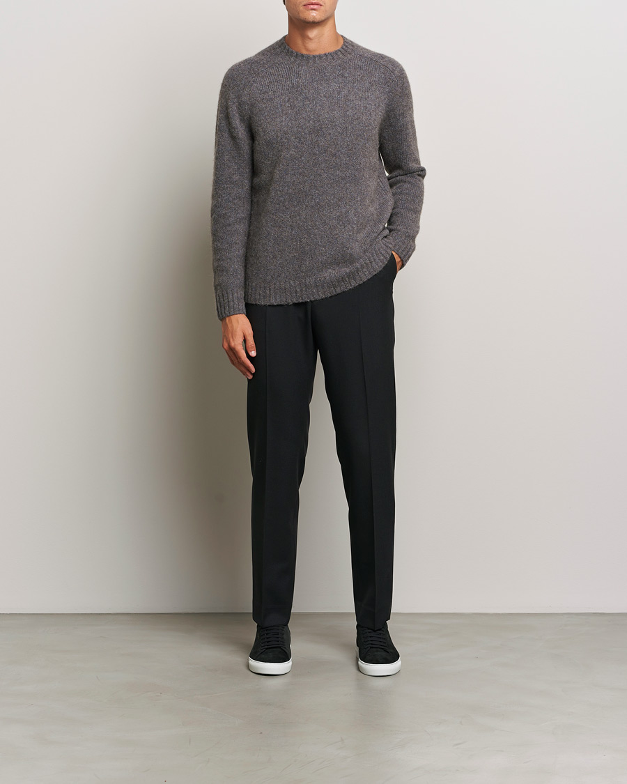 Herre | Gensere | Tiger of Sweden | Adryan Yak/Alpaca Knitted Sweater Movie Grey
