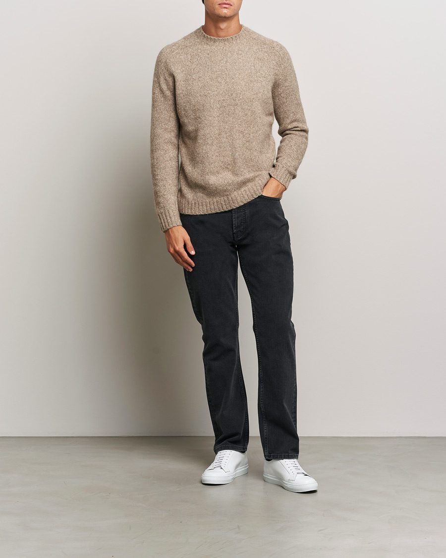 Herre | Gensere | Tiger of Sweden | Adryan Yak/Alpaca Knitted Sweater Dirt Tape