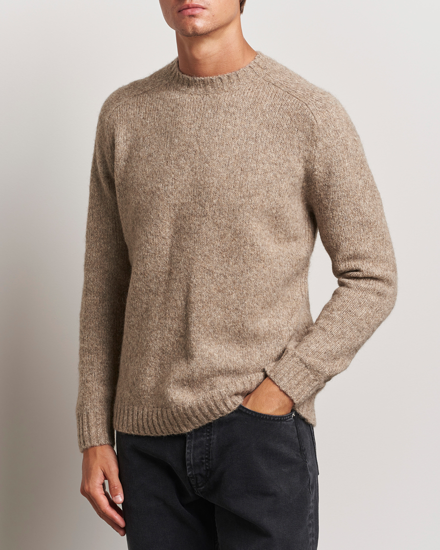 Herre | Gensere | Tiger of Sweden | Adryan Yak/Alpaca Knitted Sweater Dirt Tape