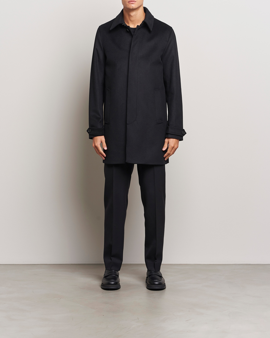Herre | Jakker | Tiger of Sweden | Cane Wool/Cashmere Coat Black