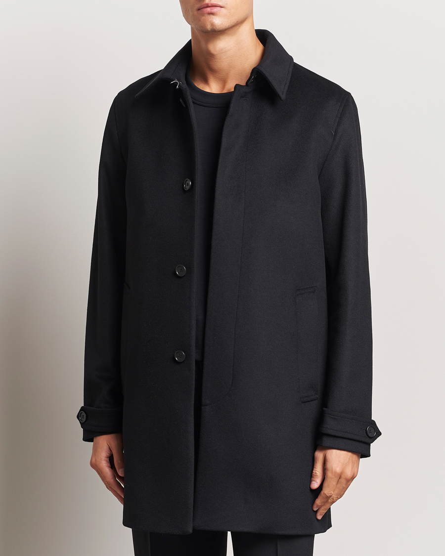 Herre | Jakker | Tiger of Sweden | Cane Wool/Cashmere Coat Black