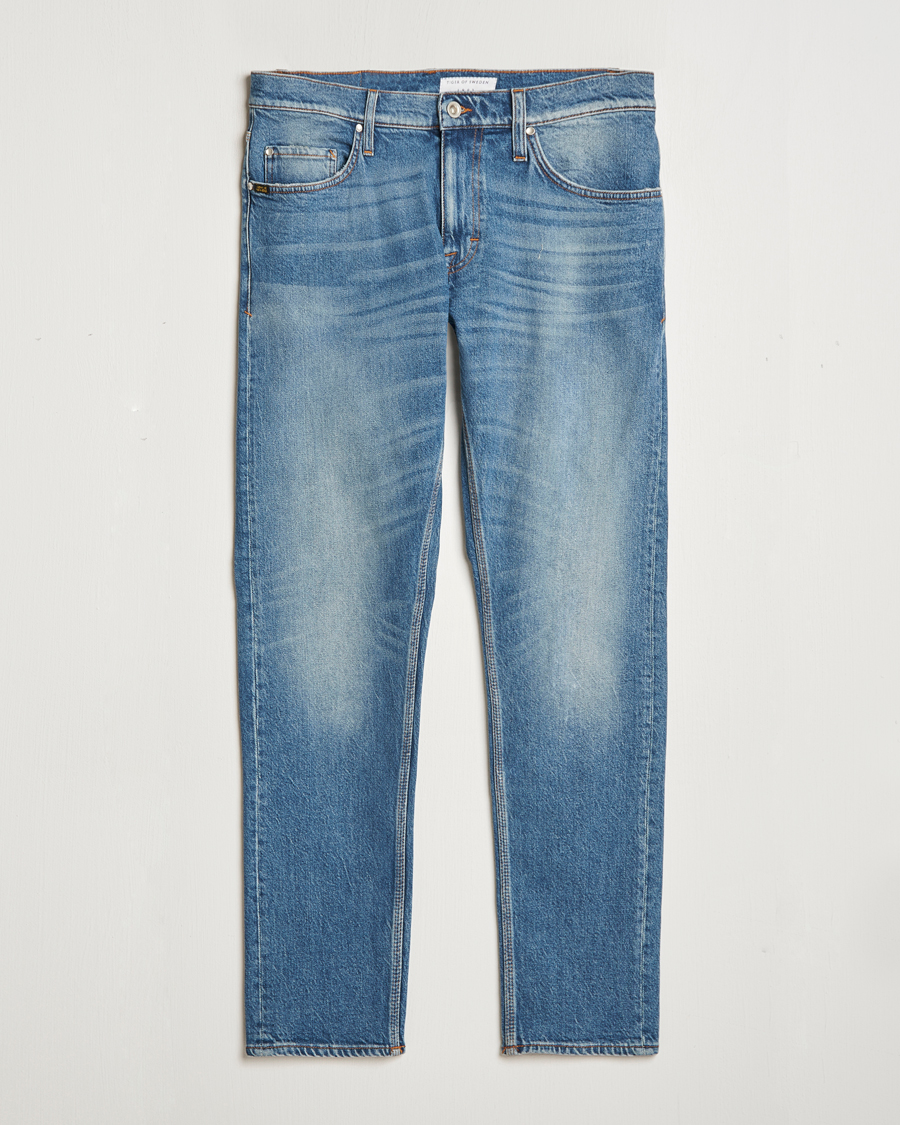 Herre | Jeans | Tiger of Sweden | Pistolero Stretch Cotton Jeans Medium Blue