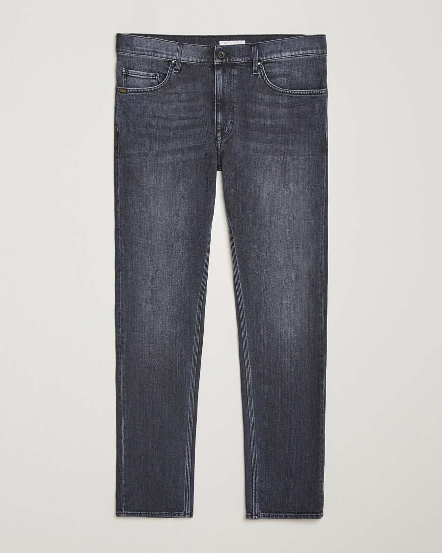 Herre | Jeans | Tiger of Sweden | Pistolero Stretch Cotton Jeans Washed Black