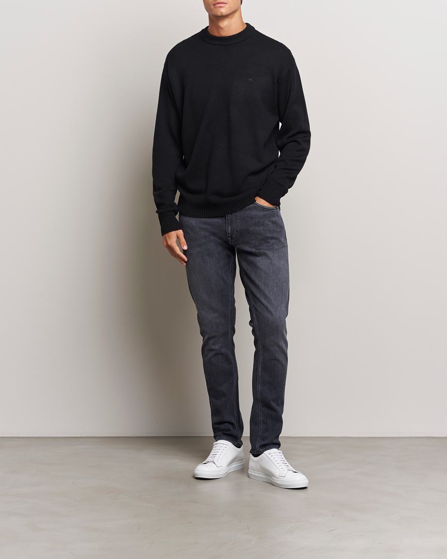 Herre | Jeans | Tiger of Sweden | Pistolero Stretch Cotton Jeans Washed Black
