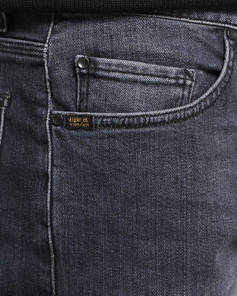 Herre | Jeans | Tiger of Sweden | Pistolero Stretch Cotton Jeans Washed Black