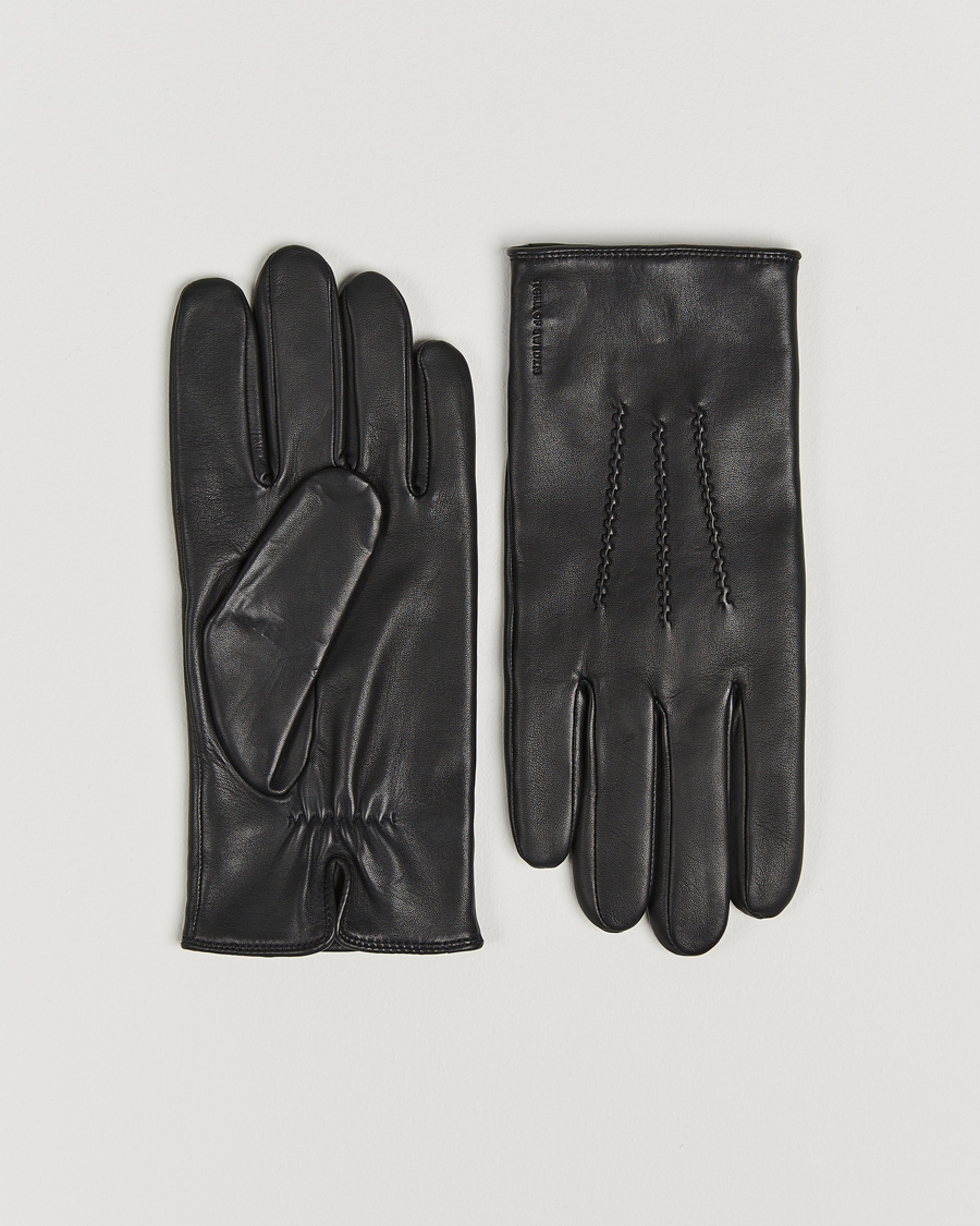 Herre | Tiger of Sweden Garvin Leather Gloves Black | Tiger of Sweden | Garvin Leather Gloves Black