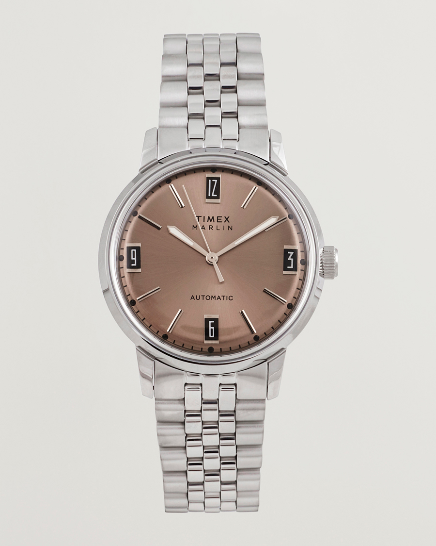 Herre | Timex Marlin Automatic Steel 40mm Silver | Timex | Marlin Automatic Steel 40mm Silver