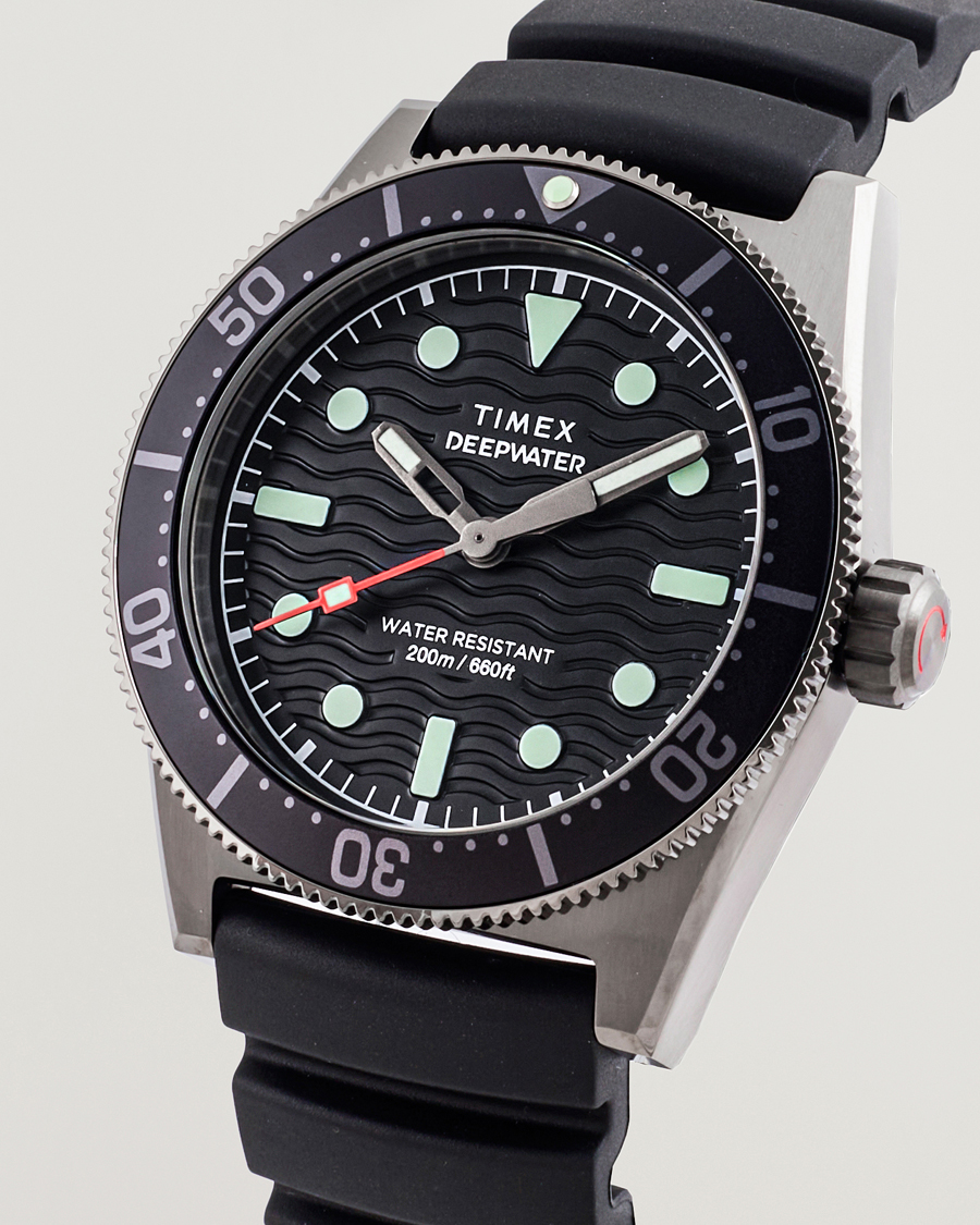 Herre | Timex Deepwater Reef 200 40mm Black Dial | Timex | Deepwater Reef 200 40mm Black Dial