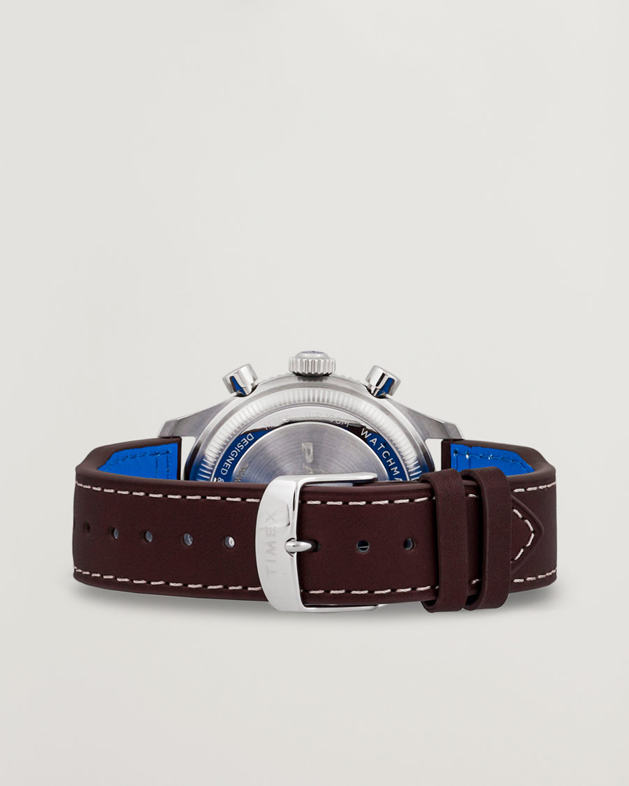 Herre | Timex Pan Am Flyback Chronograph 43mm Blue Dial | Timex | Pan Am Flyback Chronograph 43mm Blue Dial
