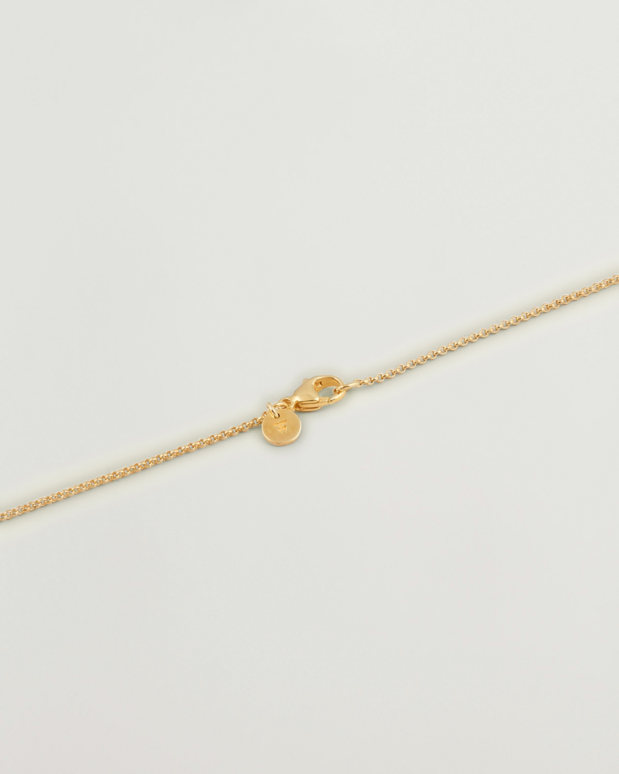 Herre | Smykker | Tom Wood | Cushion Pendant Tiger Eye Gold