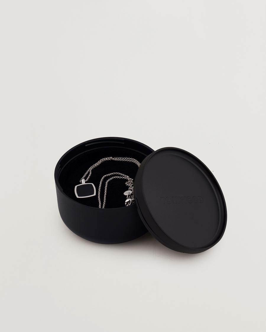 Herre | Smykker | Tom Wood | Cushion Pendant Onyx Silver
