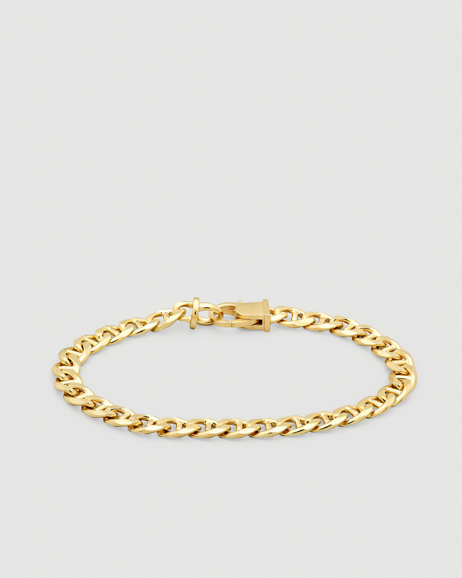 Herre | Tom Wood Jude Bracelet Gold | Tom Wood | Jude Bracelet Gold
