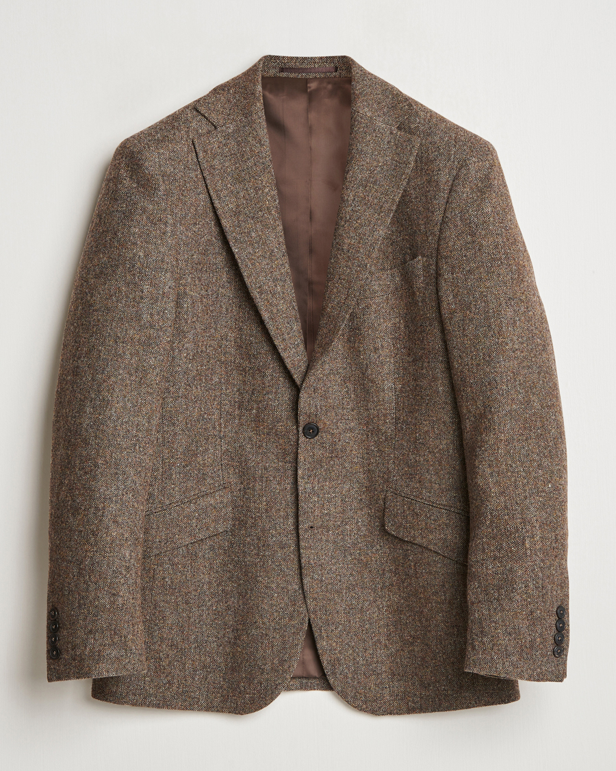 Herre | Dressjakker | Walker Slater | Edward Wool Donegal Blazer Brown